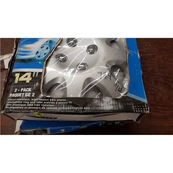 4 14" Hubcaps
