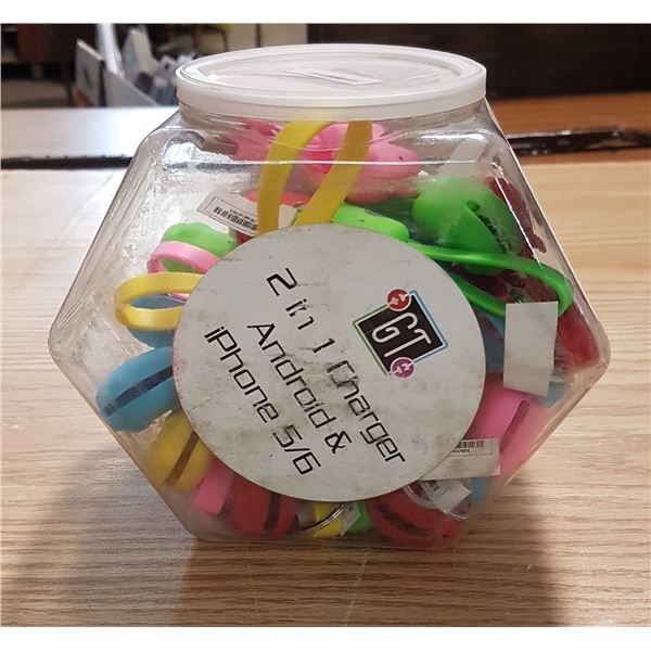 2 In 1 Micro USB & Iphone Charging Cable