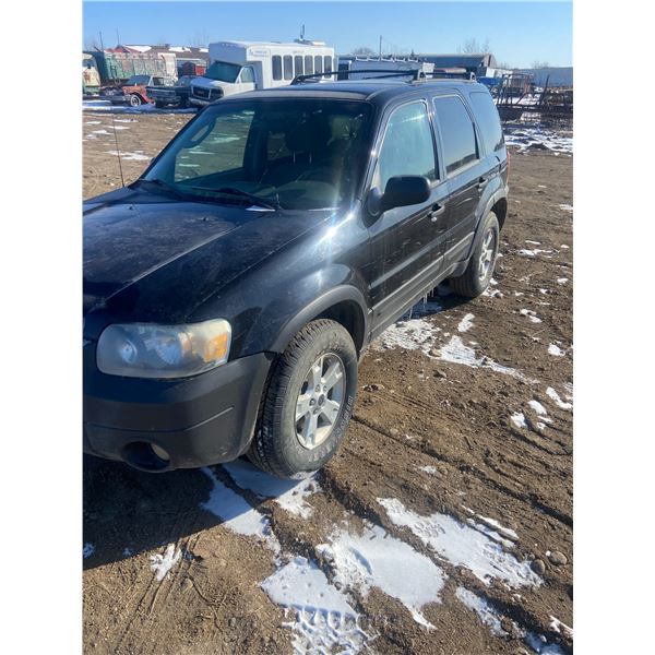 2007, FORD ESCAPE XLT V6 4WD 1FMYU93147KA32430 (SASK REGISTERED) HAS KEYS