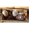 Image 2 : Wooden Box 30" X 15 & Vintage Jugs & Misc.