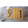 Image 2 : Wooden Box 16" X 24" & Number Plates (Metal)