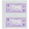 Image 2 : Lot of 2 Super Save Gas Coupons Scrip. 1992 10 Cents Scrip have consecutive serial numbers. Unc.