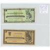 Image 1 : Lot of 2 Pay-N-Save Gas Stations Scrip. 5 cents has serial number 789; 10 cents has serial number 14