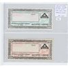 Image 1 : Lot of 2 Autotec Centre Coupons Scrip. 1990 20 cents & 50 cents from Yorkton, Sask. Unc and VF.
