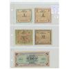 Image 1 : Lot of 5 different Allied Military Currency notes issued for use in Italy. Dated 1943 & 1943A series