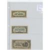 Image 1 : Lot of 3 Japanese Invasion Money for the Philippines. Issued by the Japanese military during their i