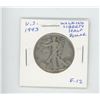 Image 1 : U.S. 1943 Walking Liberty Half Dollar. F-12. Issued after the U.S. joined World War II.