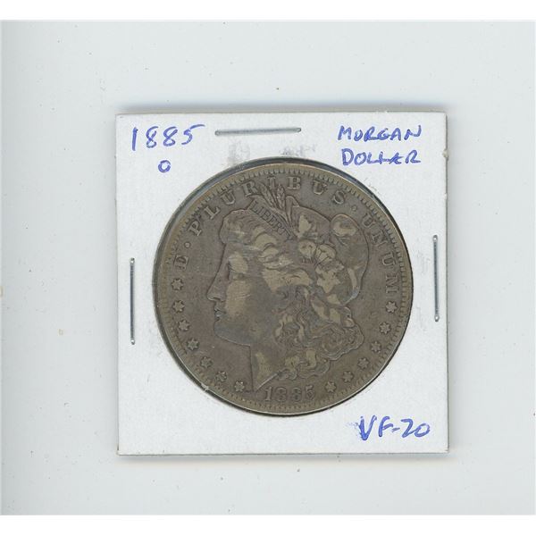 US, 1885O Morgan Dollar. New Orleans Mint. VF-20.