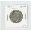 Image 1 : 1951 Silver 50 Cents. AU-50. Nice.