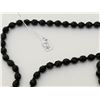 Image 2 : Black crystal necklace, opera length, 50”