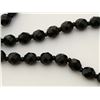 Image 4 : Black crystal necklace, opera length, 50”