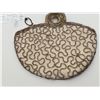 Image 3 : Cream coloured beaded evening bag, marked “Foreign”