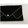 Image 3 : Black kid leather evening clutch with steel bead trim, 1920’s