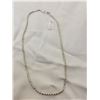Image 1 : Sterling silver necklace, 15”
