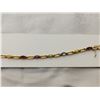 Image 3 : Vermeil bracelet (gold plate on sterling), semi-precious stones, marked .925, 7 ½”