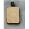Image 3 : Gold tone vintage locket/watch fob, 1” long