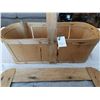 Image 6 : Wood grape basket with wood trim pieces