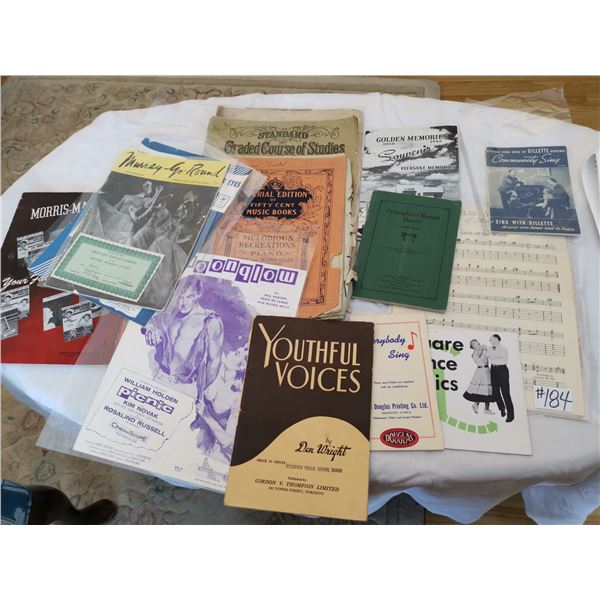 Lot of music books