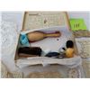 Image 4 : Whitman’s chocolate box with vintage trims and sewing items