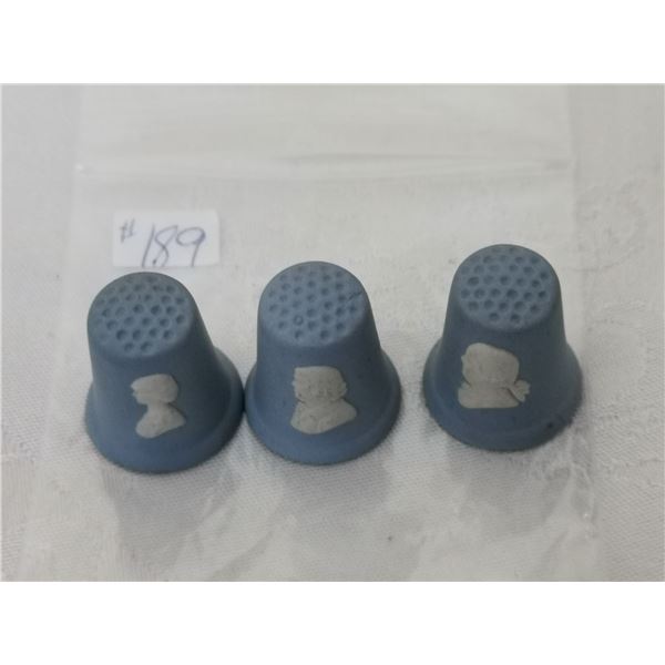 Royalty Wedgewood thimbles (3)