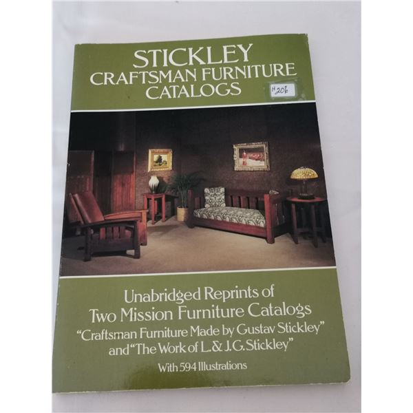 Resources books, Arts and Crafts 1912, and Stickley Craftsman Furniture Catalogs
