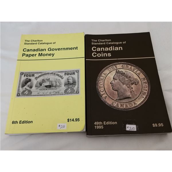 Catalogues on Canadian Coin and Paper Money, and Canadian Government Paper Money