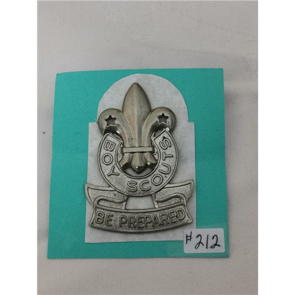 Boy Scout metal Badge, “Be Prepared”