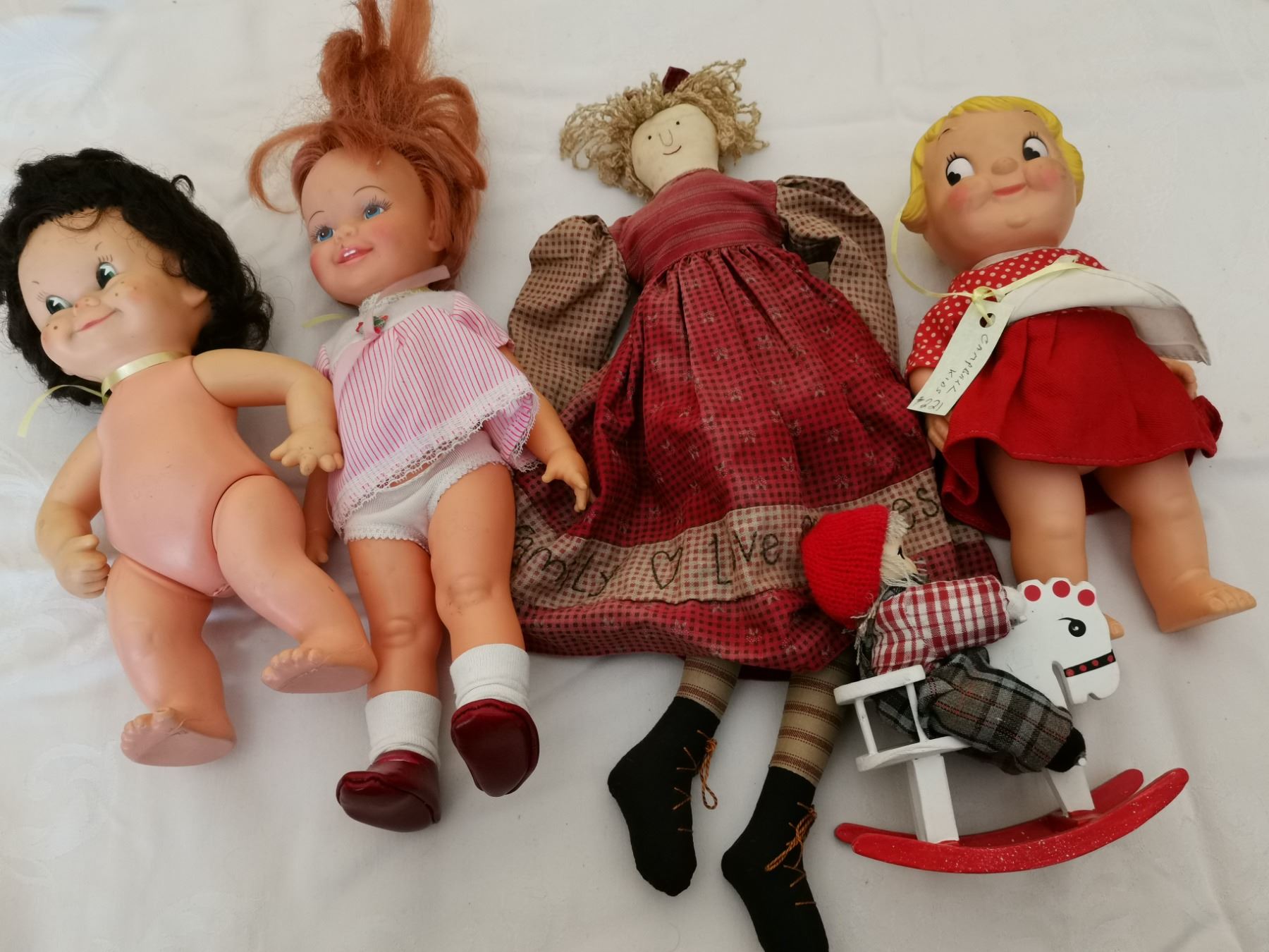 Lot of dolls (5), Regal, Campbell kids, rag - Schmalz Auctions
