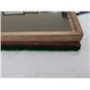 Image 3 : Tabletop wood and glass display case, 19” square