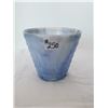 Image 2 : Acro agate blue and white planter, 7” high