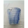 Image 3 : Acro agate blue and white planter, 7” high