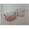 Image 1 : Pink depression glass sugars (2)