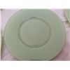 Image 3 : Green Saguenay luncheon plates, 8 “, Dominion Glass, 1940-45 (4 plates)