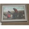 Image 2 : Allen Sapp framed print, “Feasting at Little Pine”