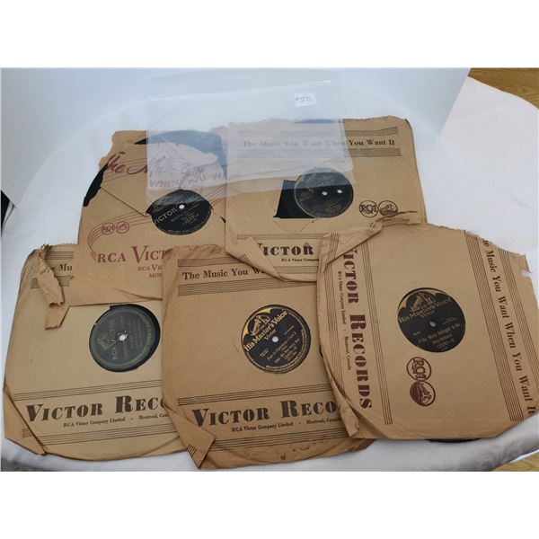 Lot of 5 Victor RCA 78’s including “Sons of the Pioneers”