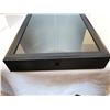 Image 2 : Display case, black with glass, one shelf 12”x18”
