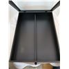 Image 3 : Display case, black with glass, one shelf 12”x18”