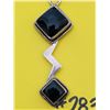 Image 2 : Sterling silver and onyx pendant