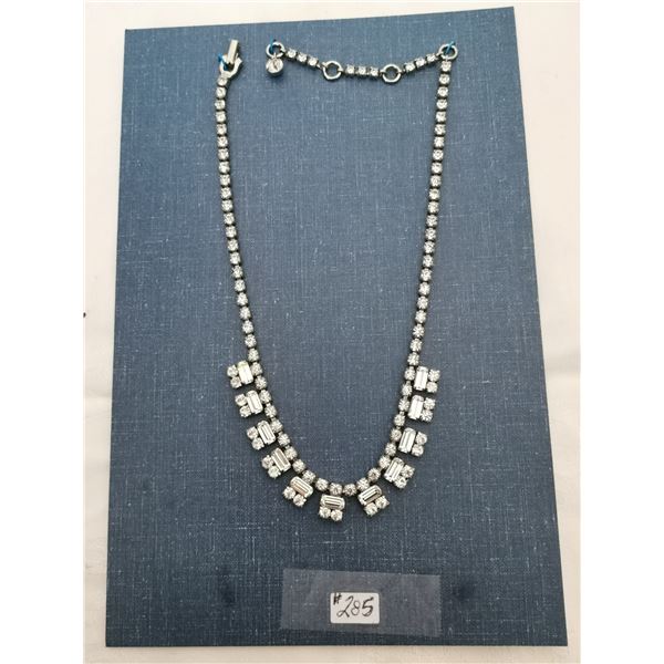 Sherman rhinestone necklace (signed)
