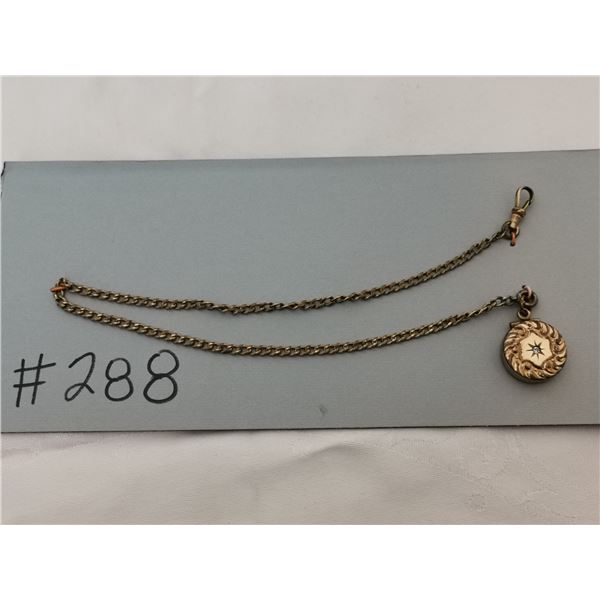 Watch chain with locket/fob