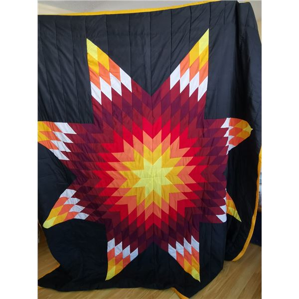 Star Blanket quilt, 72”x 84’, very good condition