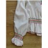 Image 3 : Hungarian embroidered and smocked blouse, hand worked, small