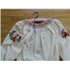 Image 5 : Hungarian embroidered and smocked blouse, hand worked, small