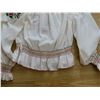 Image 6 : Hungarian embroidered and smocked blouse, hand worked, small