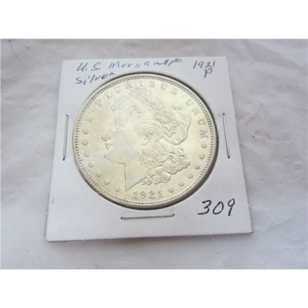 Morgan Silver Dollar 1921 P