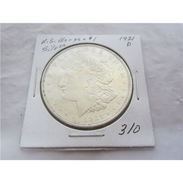 Morgan Silver Dollar 1921 D
