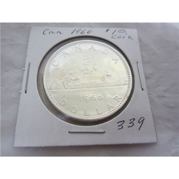 1966 Canadian Silver Dollar