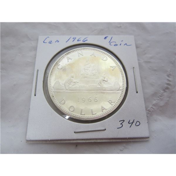1966 Canadian Silver Dollar