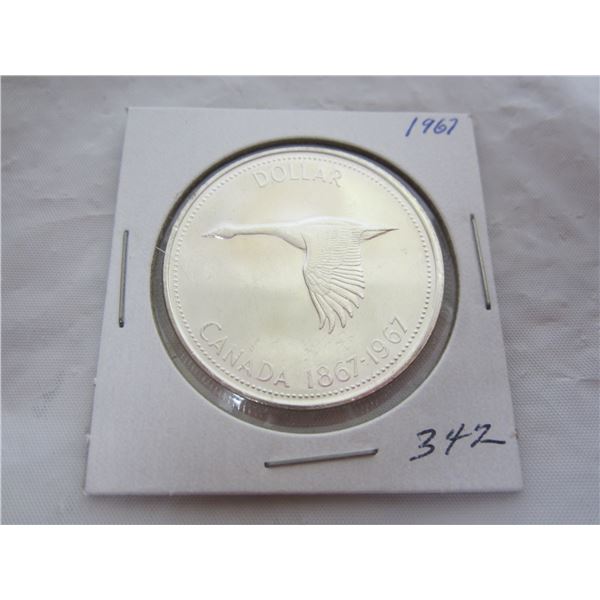 1967 Canadian Silver Dollar