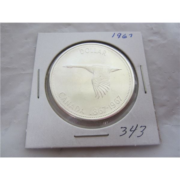 1967 Canadian Silver Dollar